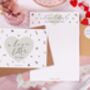 Botanical Personalised Love Letter With Heart Confetti, thumbnail 1 of 3