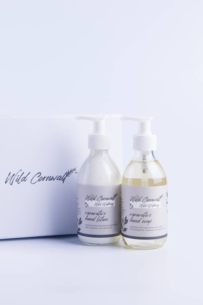 Hand Wash And Lotion Set By Wild Cornwall