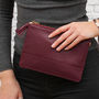 Luxury Leather Personalised Clutch Or Shoulder Bag, thumbnail 5 of 12