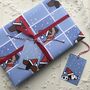 Modern Dog Themed Christmas Wrapping Paper Set, thumbnail 1 of 4