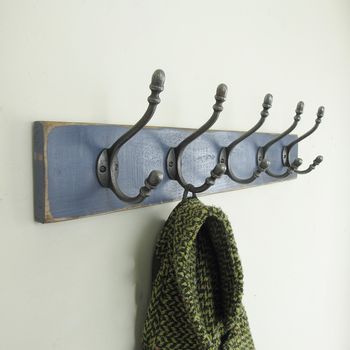 Reclaimed Painted Wooden Coat Hook Personalise, 2 of 3