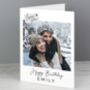 Personalised Love You Photo Greeting Card, thumbnail 5 of 8