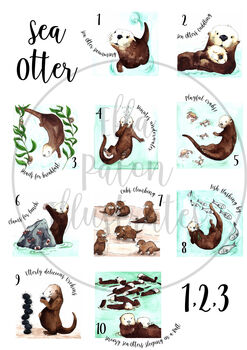 Day In The Life Of A Sea Otter 123 Poster, 5 of 6