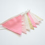 Pink And Gold Glitter Bunting, thumbnail 5 of 6
