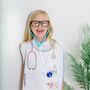 Personalised Kids Dress Up Doctors Outfit / Tabard, thumbnail 2 of 12
