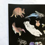 Endangered Animals A4 Foiled Art Print, thumbnail 3 of 3