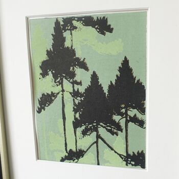 Pine Tree Japanese Art Print, 4 of 5