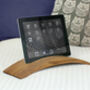Solid Oak Lapp Stand For iPad And Tablet, thumbnail 1 of 10
