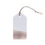 Dipped Rose Gold Foiled Wedding Luggage Tags, thumbnail 2 of 3
