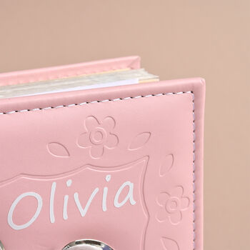 Personalised Baby Photo Album With Rocking Horse, 5 of 9