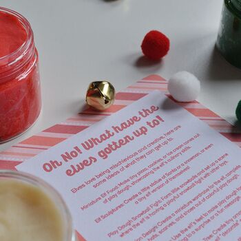 Cheeky Elf Christmas Play Dough Kit, 7 of 8