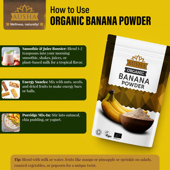 Organic Banana Powder 250g For Wellness, 9 of 12