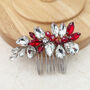 White And Red Christmas Hair Comb, thumbnail 3 of 5