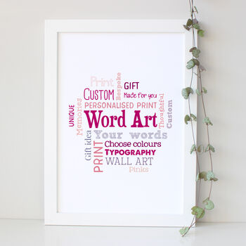 Personalised 18th Birthday Word Art Gift For Her, 3 of 6