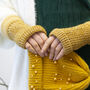 Cosy Cable Knit Fingerless Gloves, thumbnail 7 of 11