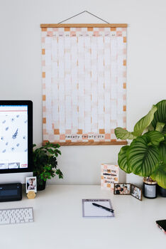 2026 Chequered Wall Planner, 10 of 10