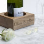 Personalised Solid Oak Champagne Holder, thumbnail 5 of 8