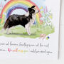 Personalised Dog Memorial Card 76 Breeds Available, thumbnail 5 of 7