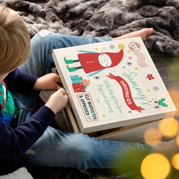 Personalised Festive Elf Christmas Eve Box, 4 of 5