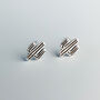Sterling Silver Cactus Stud Earrings, thumbnail 2 of 4