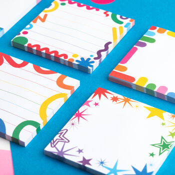 Rainbow Stars Sticky Notes, 6 of 6