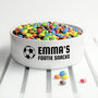 Personalised Footie Snacks Bowl, thumbnail 2 of 3