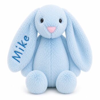 Personalised Bunny Soft Toy – Gift For Baby | Plushie, 10 of 12