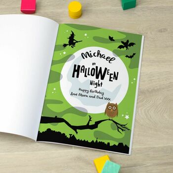 Personalised Halloween Story Book, 5 of 7