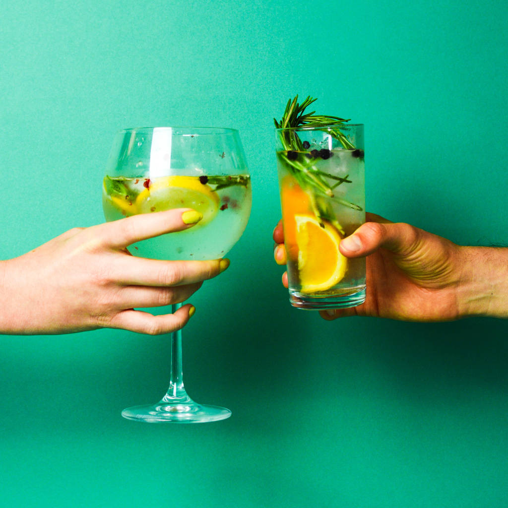 vegan gin and tonic set by tipple box