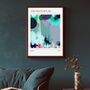 Oasis Music Inspired Abstract Painting Art Print, thumbnail 3 of 3