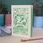 Personalised Floral New Baby Papercut Card, thumbnail 6 of 9