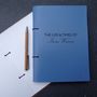 Personalised 'Life And Times' Leather Memory Book, thumbnail 4 of 7