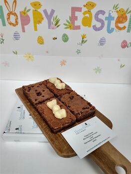 Four Bunny Easter Brownie Letterbox Gift, 3 of 6