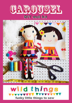 Personalised Doll Craft Sewing Kit, 7 of 7
