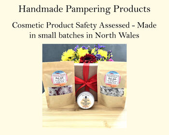 Spa Gift Set For Her. Bath Salts, Hand And Foot Balm, 4 of 5