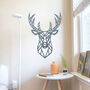Geometric Stag Deer Wall Art Decor For Home Or Office, thumbnail 9 of 12