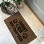 Personalised ‘Wipe Your Paws’ Coir Pet Doormat, thumbnail 2 of 2
