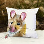 Inky Mouse Outdoor Cushion For Garden Furniture, thumbnail 6 of 8