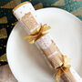 Elegant Gold And Cream Nutcracker Christmas Crackers X Six, thumbnail 2 of 6