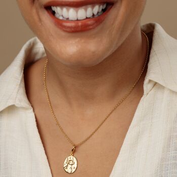 18ct Gold Taurus Zodiac Charm Necklace, 2 of 6
