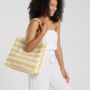 Straw Woven Shoulder Tote Bags, thumbnail 1 of 6