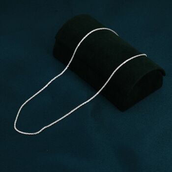 Sterling Silver Sparkle Chain Necklace, 3 of 11