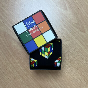 Unisex Game Cube Socks Set, 4 of 4