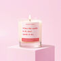Funny Don't Speak To Me Friendship Gift For Her Candle, thumbnail 3 of 3