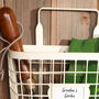 Country Cream Potting Shed Garden Storage Basket, thumbnail 4 of 5