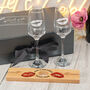 New Home Shag Pad Champagne Flutes And Bottle Butler Gift Set, thumbnail 5 of 6