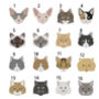 Personalised Cat Breed Photo Keyring, thumbnail 6 of 12