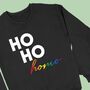 Ho Ho Homo Rainbow Lgbtq+ Christmas Jumper, thumbnail 1 of 2