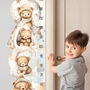 Sleeping Bears Height Bar Wall Sticker, thumbnail 2 of 4