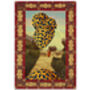 African Greetings Card, Vibrant Silk Coated, thumbnail 2 of 3